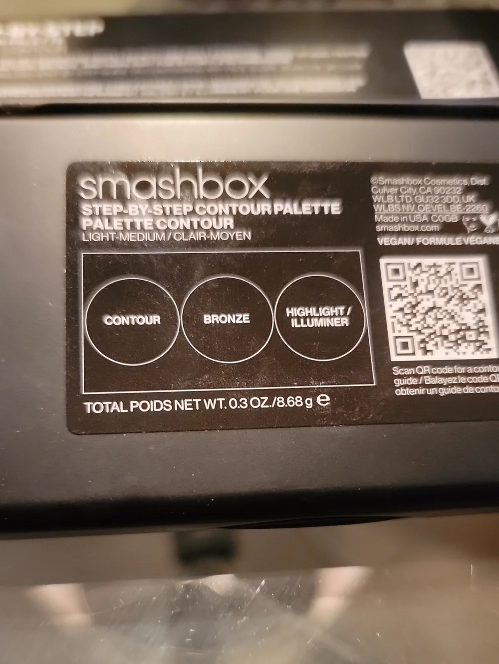 Smashbox Step By Step Contour Palette. Brand New. Light/medium.